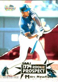 #377 Marc Newfield - Seattle Mariners - 1994 Select Baseball