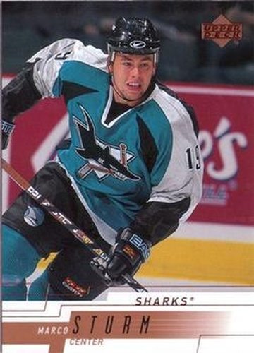 #377 Marco Sturm - San Jose Sharks - 2000-01 Upper Deck Hockey