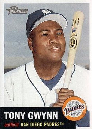 #377 Tony Gwynn - San Diego Padres - 2002 Topps Heritage Baseball