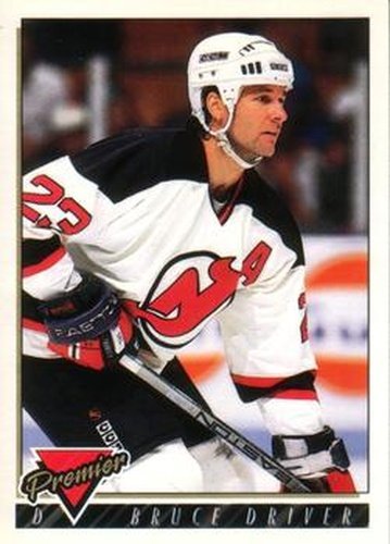 #377 Bruce Driver - New Jersey Devils - 1993-94 O-Pee-Chee Premier Hockey