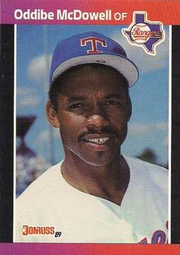 #378 Oddibe McDowell - Texas Rangers - 1989 Donruss Baseball