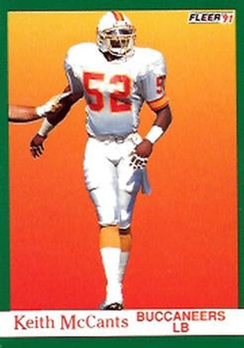 #378 Keith McCants - Tampa Bay Buccaneers - 1991 Fleer Football
