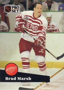 #378 Brad Marsh - 1991-92 Pro Set Hockey