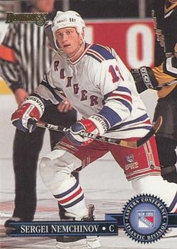 #378 Sergei Nemchinov - New York Rangers - 1995-96 Donruss Hockey