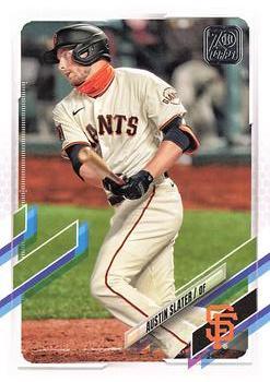 #378 Austin Slater - San Francisco Giants - 2021 Topps Baseball