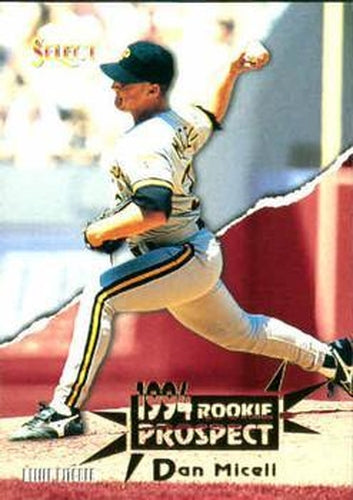 #378 Dan Miceli - Pittsburgh Pirates - 1994 Select Baseball