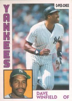#378 Dave Winfield - New York Yankees - 1984 O-Pee-Chee Baseball