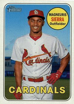 #378 Magneuris Sierra - St. Louis Cardinals - 2018 Topps Heritage Baseball