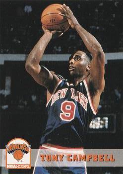 #378 Tony Campbell - New York Knicks - 1993-94 Hoops Basketball