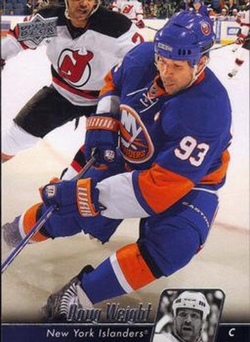 #378 Doug Weight - New York Islanders - 2010-11 Upper Deck Hockey