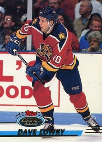 #379 Dave Lowry - Florida Panthers - 1993-94 Stadium Club Hockey