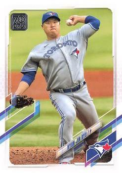 #379 Hyun-Jin Ryu - Toronto Blue Jays - 2021 Topps Baseball