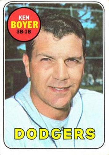 #379 Ken Boyer - Los Angeles Dodgers - 1969 Topps Baseball