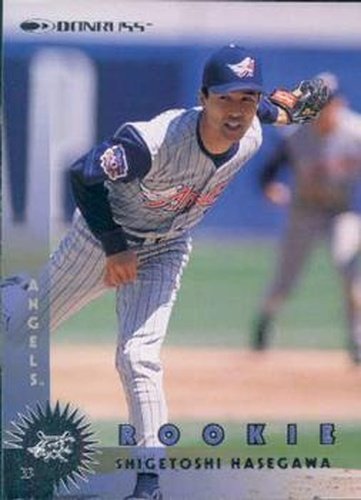 #379 Shigetoshi Hasegawa- Anaheim Angels - 1997 Donruss Baseball
