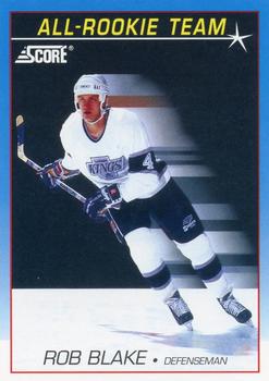 #379 Rob Blake - Los Angeles Kings - 1991-92 Score Canadian Bilingual Hockey