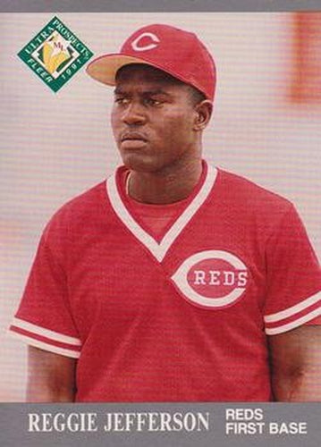 #379 Reggie Jefferson - Cincinnati Reds - 1991 Ultra Baseball