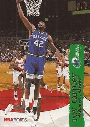 #37 Roy Tarpley - Dallas Mavericks - 1995-96 Hoops Basketball