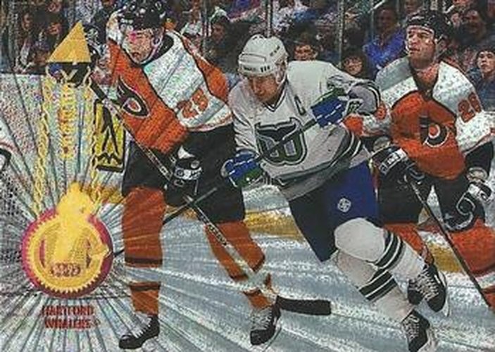 #37 Pat Verbeek - Hartford Whalers - 1994-95 Pinnacle Hockey - Rink Collection
