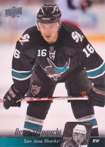 #37 Devin Setoguchi - San Jose Sharks - 2010-11 Upper Deck Hockey