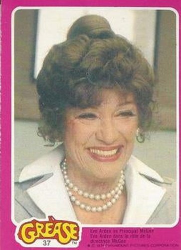 #37 Eve Arden as Principal McGee - 1978 O-Pee-Chee Grease