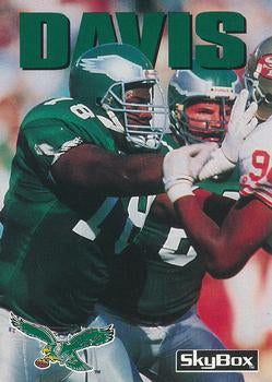 #37 Antone Davis - Philadelphia Eagles - 1992 SkyBox Impact Football