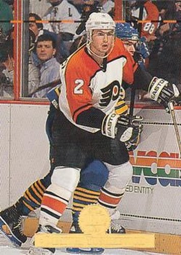 #37 Dimitri Yushkevich - Philadelphia Flyers - 1994-95 Leaf Hockey
