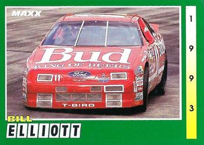 #37 Bill Elliott's Car - Junior Johnson & Associates - 1993 Maxx Racing