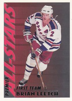 #37 Brian Leetch - New York Rangers - 1994-95 O-Pee-Chee Premier Hockey