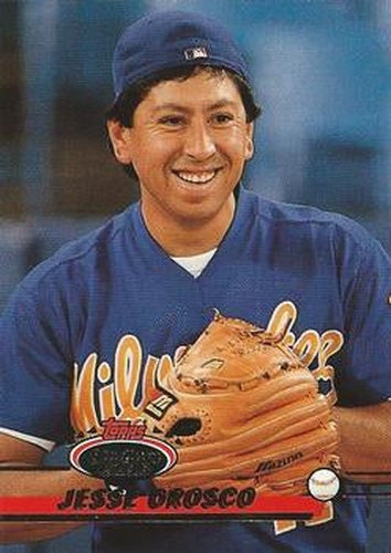 #37 Jesse Orosco - Milwaukee Brewers - 1993 Stadium Club Baseball