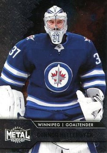 #37 Connor Hellebuyck - Winnipeg Jets - 2020-21 Skybox Metal Universe Hockey