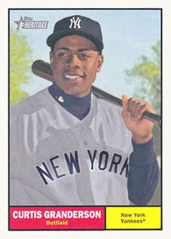 #37 Curtis Granderson - New York Yankees - 2010 Topps Heritage Baseball