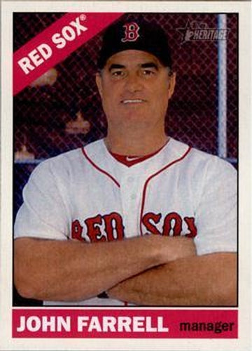 #37 John Farrell - Boston Red Sox - 2015 Topps Heritage Baseball
