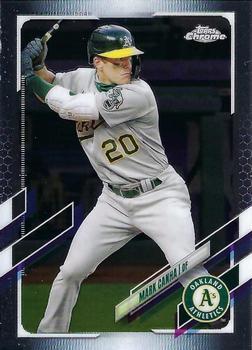 #37 Mark Canha - Oakland Athletics - 2021 Topps Chrome Baseball