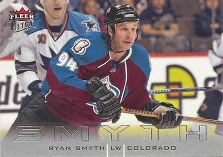 #37 Ryan Smyth - Colorado Avalanche - 2009-10 Ultra Hockey