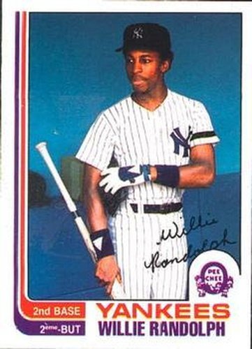 #37 Willie Randolph - New York Yankees - 1982 O-Pee-Chee Baseball
