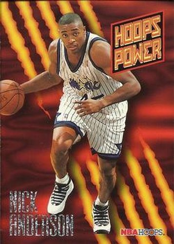 #PR-37 Nick Anderson - Orlando Magic - 1994-95 Hoops Basketball - Power Ratings