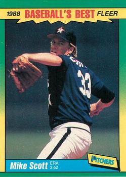 #37 Mike Scott - Houston Astros - 1988 Fleer Baseball's Best Sluggers vs Pitchers