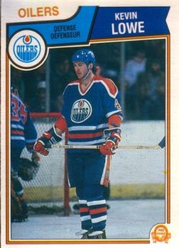 #37 Kevin Lowe - Edmonton Oilers - 1983-84 O-Pee-Chee Hockey