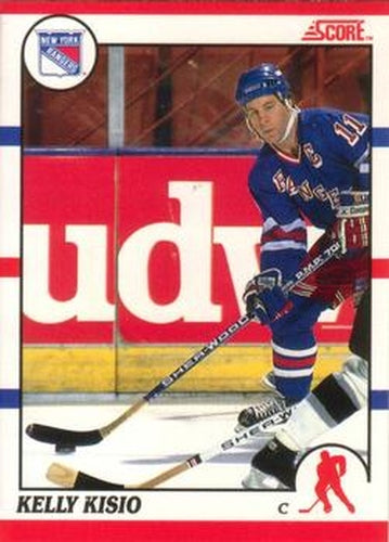 #37 Kelly Kisio - New York Rangers - 1990-91 Score Canadian Hockey
