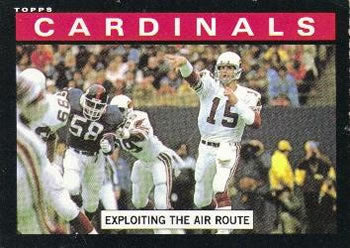 #137 Cardinals Team Leaders - St. Louis Cardinals - 1985 Topps Football
