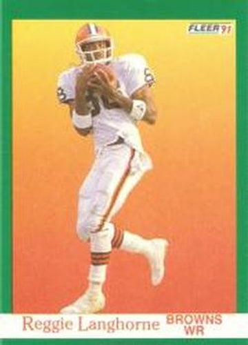 #37 Reggie Langhorne - Cleveland Browns - 1991 Fleer Football