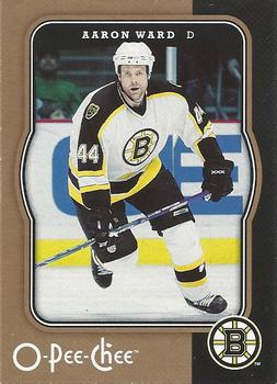 #37 Aaron Ward - Boston Bruins - 2007-08 O-Pee-Chee Hockey