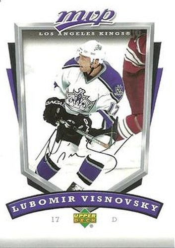 #137 Lubomir Visnovsky - Los Angeles Kings - 2006-07 Upper Deck MVP Hockey