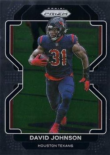 #37 David Johnson - Houston Texans - 2021 Panini Prizm Football