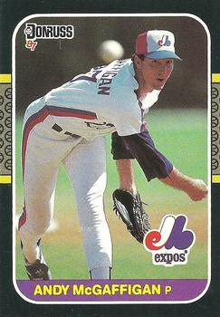 #380 Andy McGaffigan - Montreal Expos - 1987 Donruss Baseball