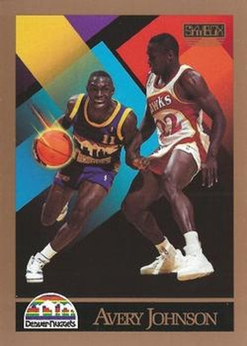#380 Avery Johnson - Denver Nuggets - 1990-91 SkyBox Basketball