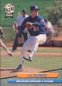 #380 Cal Eldred - Milwaukee Brewers - 1992 Ultra Baseball
