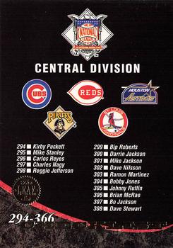 #380 Checklist: 294-366 - Chicago Cubs / Houston Astros / Cincinnati Reds / St. Louis Cardinals / Pittsburgh Pirates - 1994 Leaf Baseball