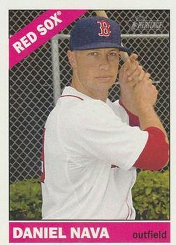 #380 Daniel Nava - Boston Red Sox - 2015 Topps Heritage Baseball