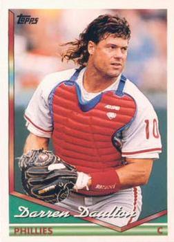 #380 Darren Daulton - Philadelphia Phillies - 1994 Topps Baseball